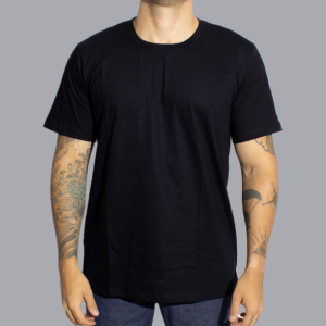 Camiseta Masculina/Unissex Lisa 100% Algodão – Linha Básica